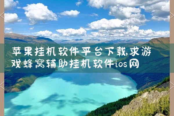 苹果挂机软件平台下载