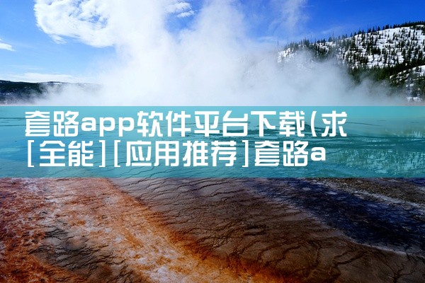 套路app软件平台下载